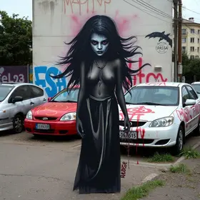 mulher misteriosa joga tinta em carros em Mauá
