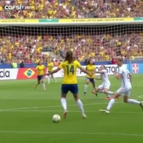 gol polêmico na Copa do Brasil Feminina